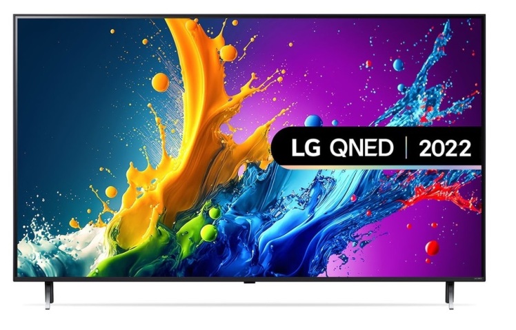 ابعاد و اندازه تلویزیون 4K QNED ال جی فوق باریک مدل QNED80 سایز 55 اینچ محصول 2022